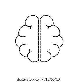 dotted shape anatomy brain to imagination and memory inspiration