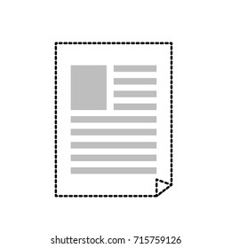 dotted shape business document and company information