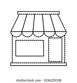 dotted shape business store sale modern boutique