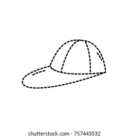 dotted shape cap fashion style object design