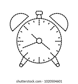 dotted shape circle alarm time object design