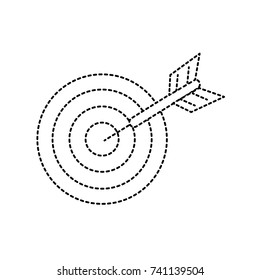 dotted shape dart target board to strategy competition