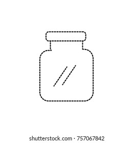 dotted shape glass and crystal jar object to save