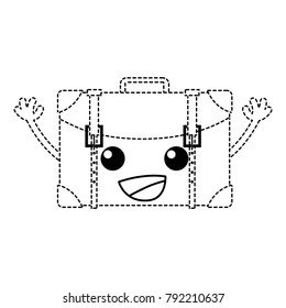 dotted shape happy travel backpack kawaii with arms