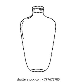 dotted shape long mason jar preserve style