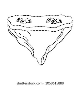 dotted shape natural rock floating beauty island