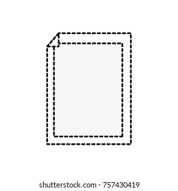 dotted shape paper with sheet bent object design