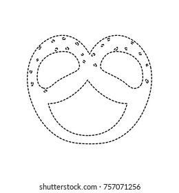 dotted shape pretzel sweet dessert camel food