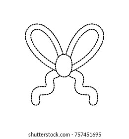 dotted shape ribbon bow decoration design tape