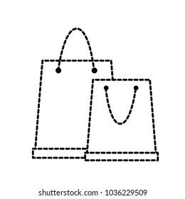 dotted shape shopping bags object to custom buy