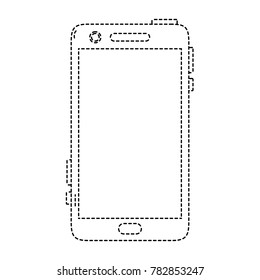 dotted shape smartphone technology to call and talk communication