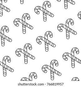 dotted shape sweet walking stick candy background, candy canes