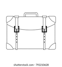 dotted shape travel backpack journey tourist adventure
