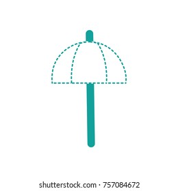 dotted shape umbrella open style to weather protection
