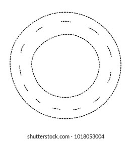 dotted shape vehicle tire of rubber wheel design