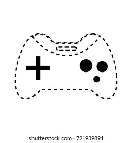 dotted shape videogame console technology object to play