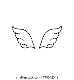 dotted shape wings element style element design