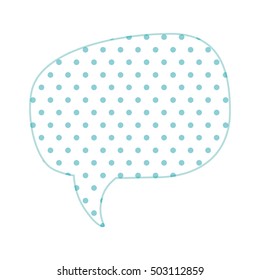 Dotted silhouette rounded rectangle callout