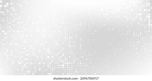 Fundo de folha de prata simples pontilhada com textura de espelho de metal. Superfície gradiente de cromo com resumo claro