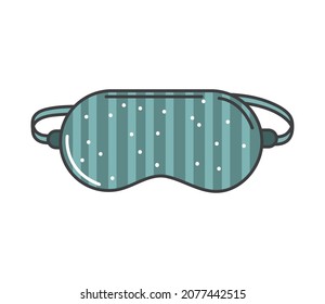 dotted sleep mask icon style