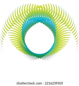 Dotted Spiral flowers. flower arts and sphere arts. Colorful spheres and spirals. Circle arts dotted.