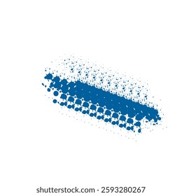 Dotted Spray pattern vector design in white background