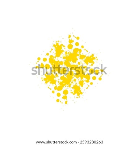 Dotted Spray pattern vector design in white background