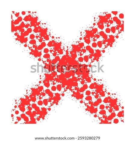 Dotted Spray pattern vector design in white background