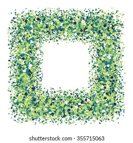 Dotted square for design project   - vector illustration 