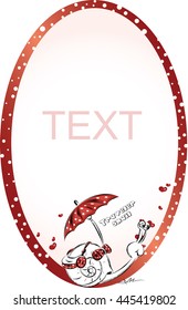 Dotted Text Message and Traveler Snail