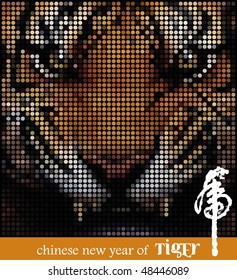 dotted tiger of chinese new year!