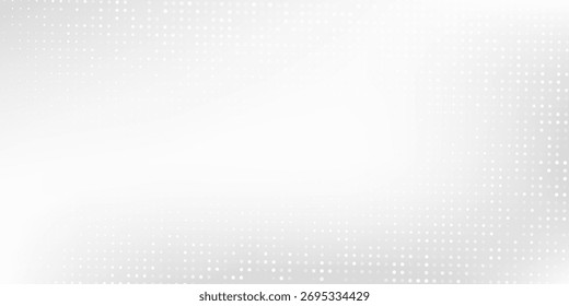 Fondo de papel de malla de plata transparente punteado con textura de espejo de metal. Gradiente de cromo superficie abstracta arte moderno simple
