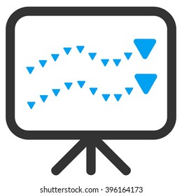 dotted trends board vector icon symbol image picture pictogram