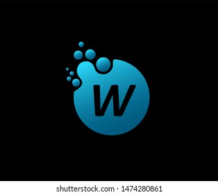Dotted V Letter Logo. V Letter Design with dot shape ,perfect for technology and science brand.