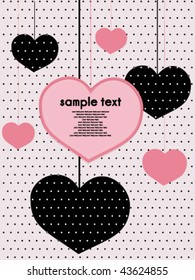 dotted valentine background