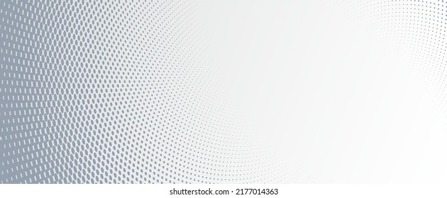 Dotted vector abstract background, light grey dots in perspective flow, dotty texture abstraction, big data technology image, cool backdrop.