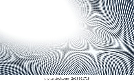 Dotted vector abstract background, light grey dots in perspective flow, dotty texture abstraction, big data technology image, cool backdrop.