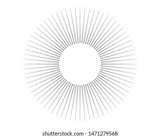 dotted vector background - Halftone effect - Ideal as halftone background design - Simple black and white color