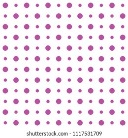 Dotted violet seamless pattern, vector background