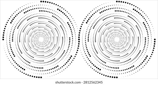 Dotted wave line background. Black halftone undulate pattern. Abstract particle flow wave wallpaper. Curved dashed gradient net design element for poser, banner, presentation, booklet, flyer