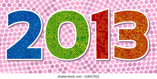 Dotted year 2013