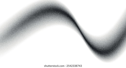 Fondo abstracto de punto, textura de grano negro, efecto de arena punteada Abstractas, fondo degradado de puntos. Vector