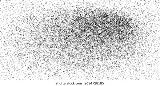 Dotwork abstract background, black grain texture, Abstract stipple sand effect, gradient backdrop from dots.