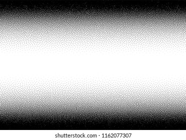 Dotwork gradient background, black and white stipple dots