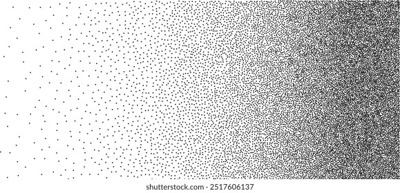 Dotwork gradient pattern vector background