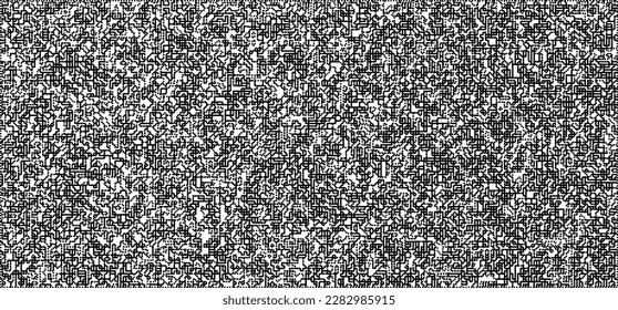 Dotwork noise pattern vector background. Black stipple dots and strips. Abstract noise dotwork pattern. Sand grain effect. Black dots grunge banner. Stipple spots. Stochastic dotted vector background.