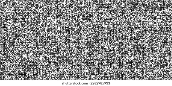 Dotwork noise pattern vector background. Black stipple dots and strips. Abstract noise dotwork pattern. Sand grain effect. Black dots grunge banner. Stipple spots. Stochastic dotted vector background.
