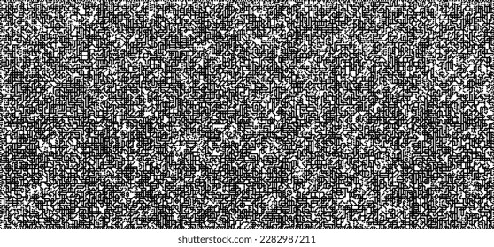 Dotwork noise pattern vector background. Black stipple dots and strips. Abstract noise dotwork pattern. Sand grain effect. Black dots grunge banner. Stipple spots. Stochastic dotted vector background.