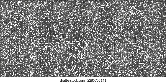 Dotwork noise pattern vector background. Black stipple dots and strips. Abstract noise dotwork pattern. Sand grain effect. Black dots grunge banner. Stipple spots. Stochastic dotted vector background.