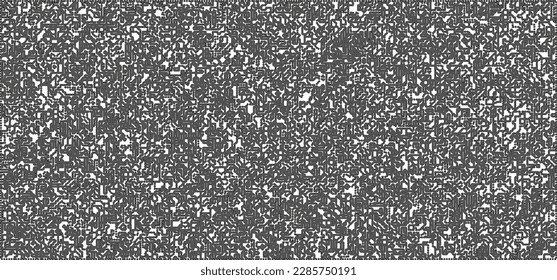 Dotwork noise pattern vector background. Black stipple dots and strips. Abstract noise dotwork pattern. Sand grain effect. Black dots grunge banner. Stipple spots. Stochastic dotted vector background.